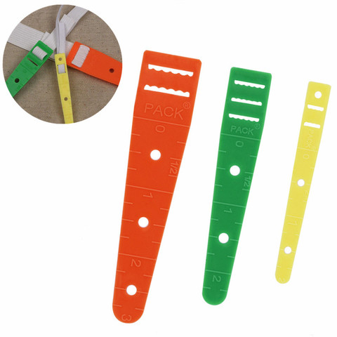 3 Sizes Assorted Plastic Elastic Glides Guides Threaders Wear Elastic Band Tool Band Rope DIY Clothing Sewing Accessories BB5814 ► Photo 1/5