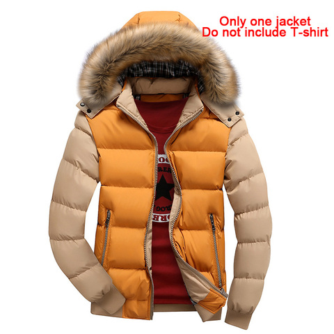 Plus Size S-7XL Jackets Men Winter Warm Faux fur Hoodies Outwear Slim Mens Coats Windbreaker Men Jacket chaqueta hombre MY132 ► Photo 1/6