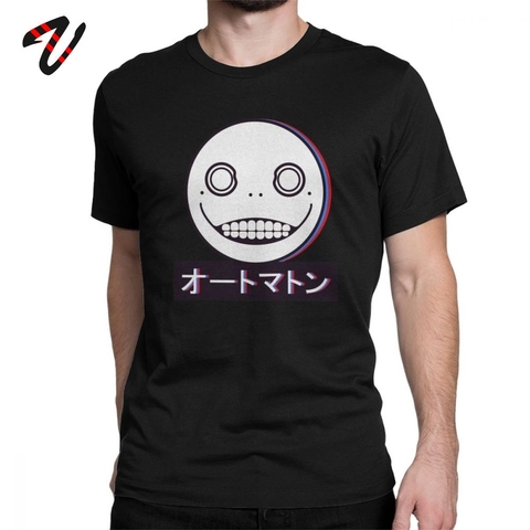 T-Shirts Men Chic 2022 Game NieR Automata 2B YoRHa Round Collar Tee Shirt Oversize Clothes 100% Cotton T Shirt Short Sleeve Tops ► Photo 1/6