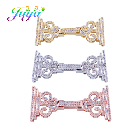 Juya DIY Pearls Clasps Supplies  Women Multiple Rows Pearls Bracelet Necklace Making Material Connector Fastener Clasps Fittings ► Photo 1/6
