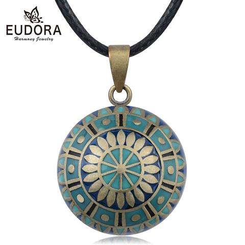Eudora Original Harmony Pregnancy ball Necklace Pregnancy bola ball pendant with Sun Flower Luxury Jewelry for Women Shower gift ► Photo 1/6