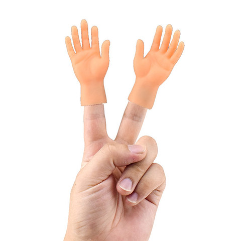 2/10 pcs/set Screepy Halloween Mini Finger Hands Tiny Left Right Hand for Game Party Costume M09 ► Photo 1/6