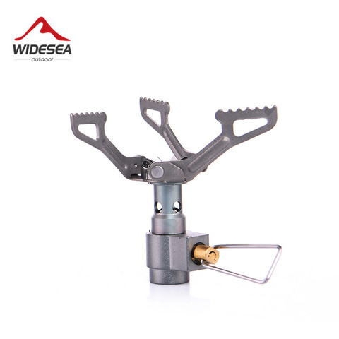 Widesea titanium gas burner camping stove 25g portable backpack cooker mini gasonline heater survival hiking trikking travel ► Photo 1/6