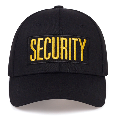 2022 new SECURITY letter patch embroidered baseball cap men women universal wild casual hats spring autumn sun hat hip hop caps ► Photo 1/6