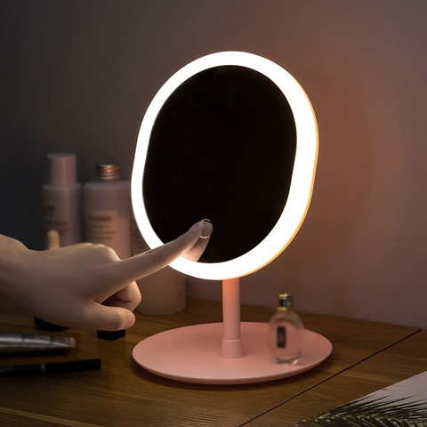 Led Makeup Mirror M007 1 Usb, Vanity Mirror Desk With Lights