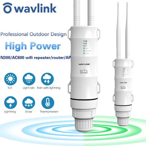 Wavlink High Power Outdoor Wireless Access Point WiFi Repeater/Router extender with POE High Gain Antennas Bridge WiFi Coverage ► Photo 1/6