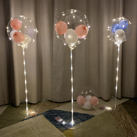 Home and Party Decoration LED Balloons Stand Latex foil Balloon Support Arch Wedding Decor Balloon Backdrops Globos Supplies ► Photo 1/6