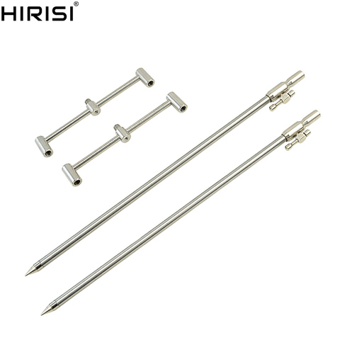 Stainless Steel Carp Fishing Rod Pod with 2 piece Bank Sticks And 2 piece Buzz Bars Set Rod Support ► Photo 1/6
