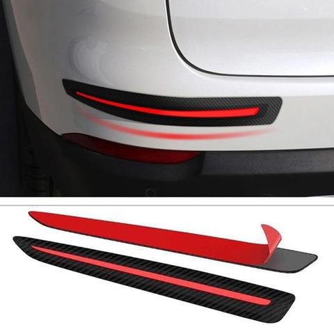 2pcs Car Bumper Protector Auto Guard Corner Vehicle Rear Anti-collision Protective Styling Mouldings Car Stickers Dropshipping ► Photo 1/6