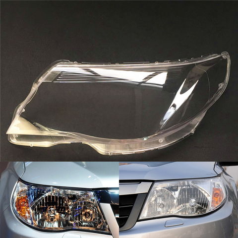 Car Headlamp Lens For Subaru Forester 2009 2010 2011 2012  Car  Replacement   Auto Shell Cover ► Photo 1/6