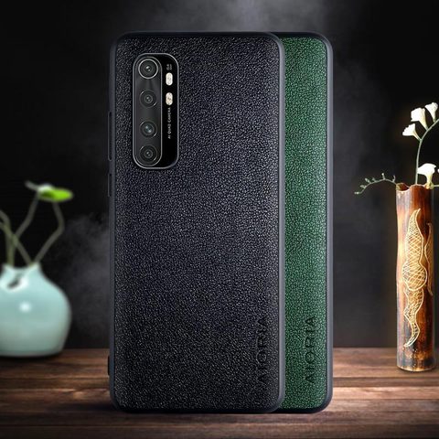 case for Xiaomi Mi Note 10 Lite 10 Pro case with Retro business PU leather design,TPU+PU 2in1 materia ► Photo 1/6