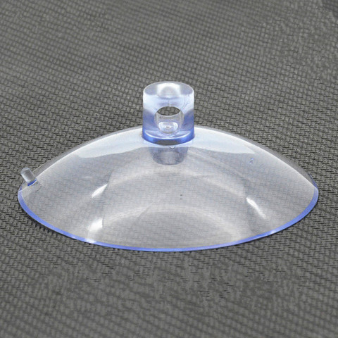 2pcs/pack  6cm Transparent Plastic Rubber perforation Suction Cup wedding car decoration glass plastic sucker cup Diameter ► Photo 1/1