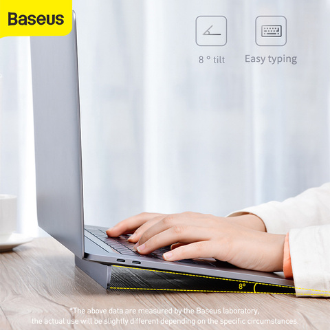 Baseus Foldable Laptop Holder Desktop Stand Adjustable Alloy Laptop Desk Stand For 11.6-17inch Macbook Pro Computer Holder ► Photo 1/6