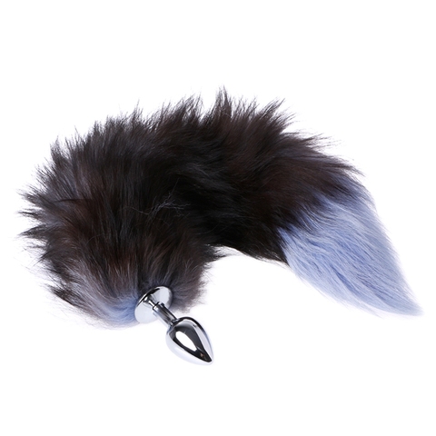 New Love Faux Fox Tail Butt Anal Plug Anal Toy Massager Metal/Silicone Plug Stimulation Anus Adult Sex Toy For Couple For Men ► Photo 1/6
