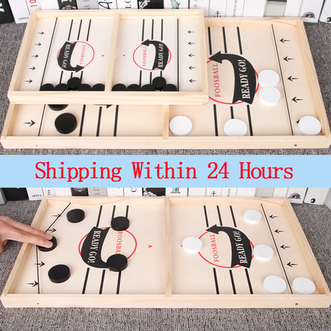 Foosball Winner Games Table Hockey Game Catapult Chess Parent-Child  Interactive Toy Fast Sling Puck Board Game Toys For Children