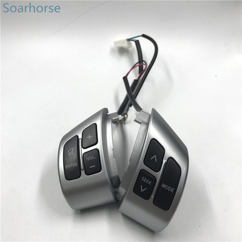 Soarhorse For Suzuki Swift SX4 new Alto Multifunction Steering Wheel Audio Control Switch button with cables   ► Photo 1/1