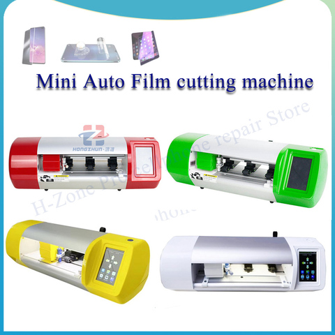 Mini Auto phone control Film cutting machine mobile phone tablet front glass back cover protect film cut tool for smart phone ► Photo 1/6