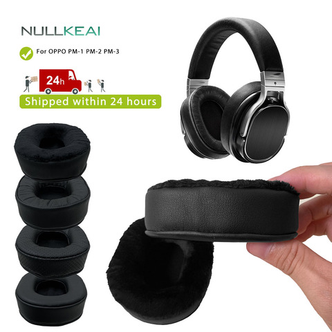 NULLKEAI Replacement Thicken Leather Earpads For OPPO PM-1 PM-2 PM-3 PM1 PM2 PM3 Headset Memory Sponge Cushion Sleeve ► Photo 1/6