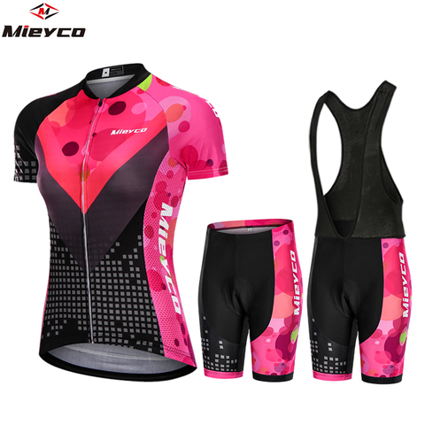 Mieyco Women's Cycling Cyclist Shorts Women's Top Suits With Bicycles Woman Clothing Spring Summer 2022 Bodysuit Jersey Pants ► Photo 1/6