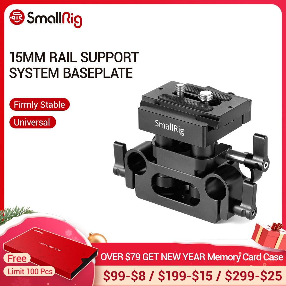 SmallRig Universal 15mm Rail Support System Baseplate For Sony/Panasonic/Canon/Fujifilm/Nikon Camera Quick Release Plate-2272 ► Photo 1/5