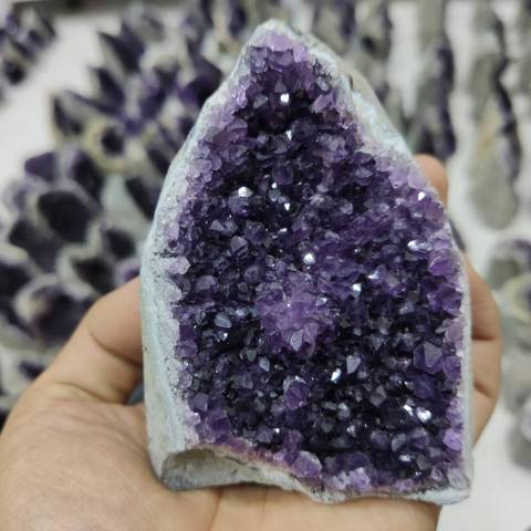 Large Amethyst Cluster Geode Crystal Quartz Cut Base Amethyst Specimen Uruguay ► Photo 1/1