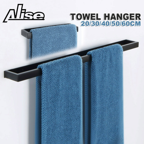 20/30/40/50/60cm Towel Ring Towel Hanger Bath Towel Holder Wall Hanging Towel 304 Stainless Steel Bathroom Shelf Storage Rack ► Photo 1/6