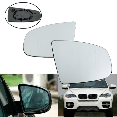 For BMW X5 E70 2007-2013 X6 E71 E72 2008-2014 Car Rear View Side Mirror Glass Right/Left Electric Heated Door Mirrors Glasses ► Photo 1/6