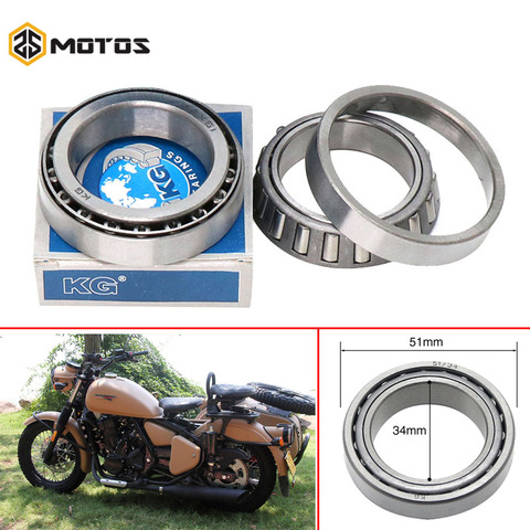 ZS MOTOS 1Pair Ural CJ-K750 Motorcycle Parts Steering Bearings Threst Bearing Kit  for BMW R1 R50 R71 M72 C-750 Threst Bearings ► Photo 1/6