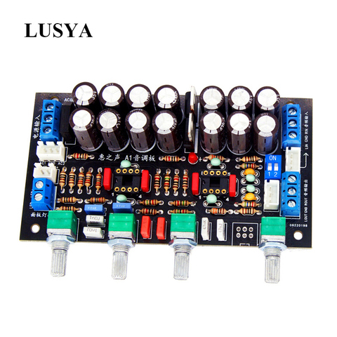 Lusya HIFI OPA2604+AD827 OPAMP 5532 Preamp Pre-amplifier Volume Tone Control Board G12-005 ► Photo 1/6