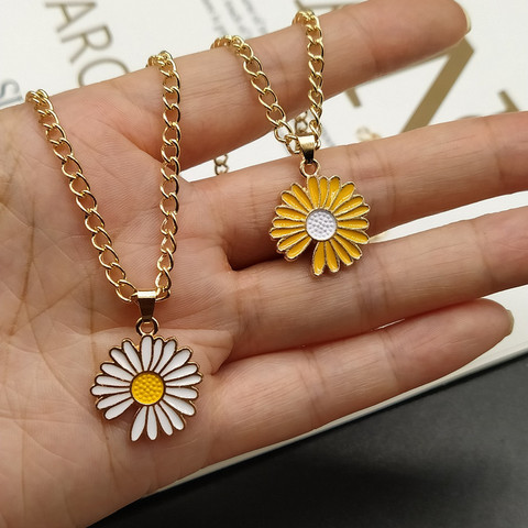 wandelen privacy vervorming Fashion Sunflower Necklace for Women Pendant Necklace Gift Party collares  Ketting Accessories Necklace Jewelry Wholesale - Price history & Review |  AliExpress Seller - GBX Store | Alitools.io
