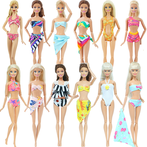 Lot Doll Accessories Chair / Lifebuoy /Swimsuits Swimwear Bikini Swimming Outfit Beach Bathing Clothes for Barbie Doll Dollhouse ► Photo 1/6