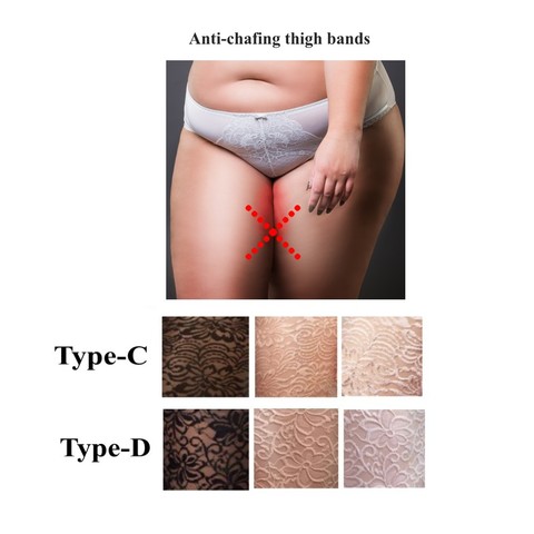 New Women Lace Thigh bands Anti friction Summer Leg Warmers plus sizes dropshipping ► Photo 1/3