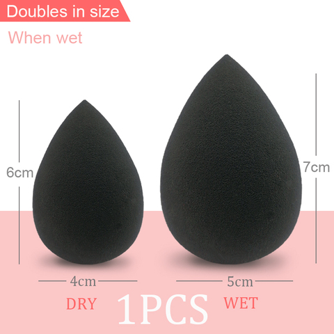 Black Makeup Applicator Super Soft Sponge Powder Blender Smooth Foundation Contour Blending Puff ► Photo 1/6