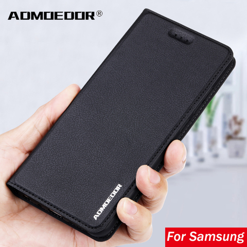 Samsung Galaxy M11 M21 M31 M31s M01 M20 M30 M30S M51 Case Leather Flip Cover for Galaxy A6 A7 A8 Plus 2022 Back Cases Stand ► Photo 1/6