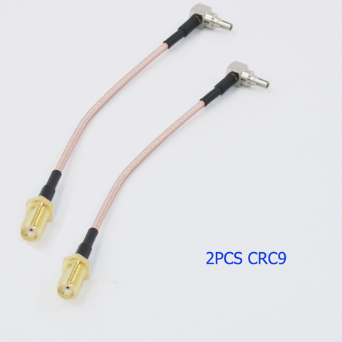 2pcs/lot SMA Female to TS9 CRC9 Male pigtail Cable Extension Cable 12CM RG174 or RG316 for 3G 4G antenna ► Photo 1/6