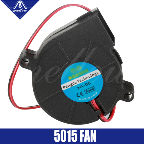 3D Printer Fan 5015 12V 24V 0.15A Sleeve Bearing Brushless Fan centrifugal for Reprap i3 DC Cooling Fan Turbo fan 5015S ► Photo 1/6