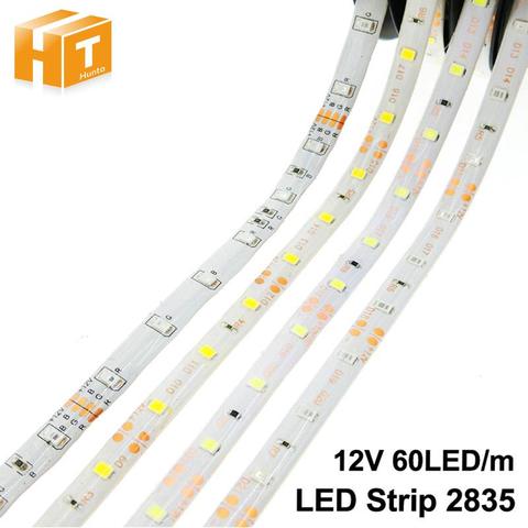 LED Strip 2835 / 5050 DC 12V 60 LED/m Flexible LED Light RGB / White / Warm White / Blue / Green / Red  LED Strip 5m/lot. ► Photo 1/6