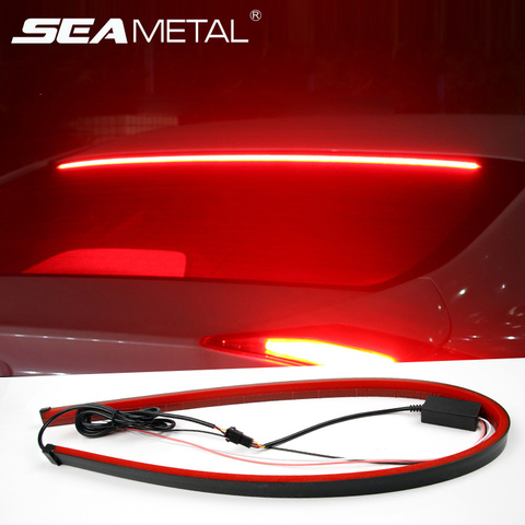 Car Accessories Auto High Mount Brake Lights 12V High Additional Stop Brake Lamp Warning Turn Signal LED Strips Interior Lights ► Photo 1/6