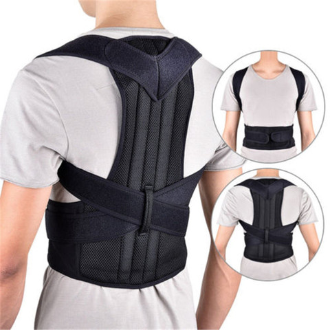 S-3XL Male Female Adjustable Magnetic Posture Corrector Corset Back Brace Belt Lumbar Support Straight Corrector Body Shapers ► Photo 1/6