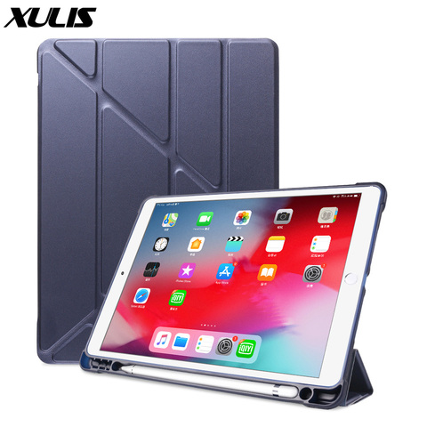 For iPad 10.2 2022 Air 3 2 1 Case with Pencil Holder For iPad 9.7 2022 6th 7th Generation Case For iPad Pro 11 10.5 Mini 5 Funda ► Photo 1/6