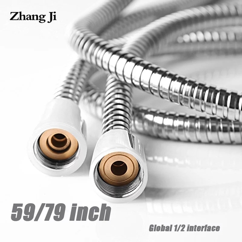 Zhangji General Flexible Soft Water Pipe 1.5m or 2m Rainfall Common Shower Hose Chrome Plating Shower Pipe Bathroom Accessories ► Photo 1/6