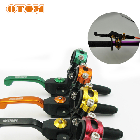 OTOM Clutch  Lever Motocross Dirt Bike Fall Prevention Folding Adjustable For HONDA YAMAHA KAWASAKI SUZUKI KTM ► Photo 1/6