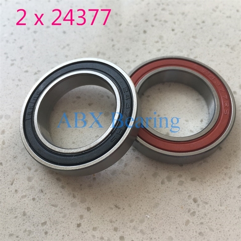 2pcs MR24377 MR2437 2RS 24377 MR2437LLB MR243707 24x37x7mm bike wheels bottom bracket repair bearing BB90 shimano FSA Trek SRAM ► Photo 1/5