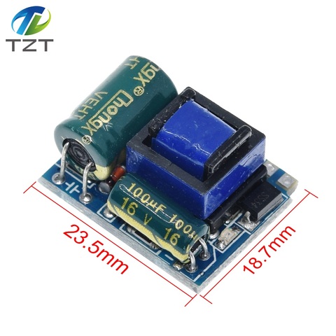 TZT  AC-DC 220V To 5V 600mA 3W Step-down Buck Power Supply Module Isolated Switching ► Photo 1/6