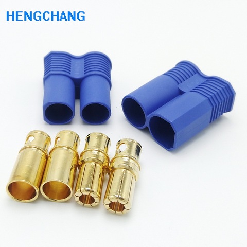 High current EC8 connector EC8 Car model plug socket Banana Plug Connector For RC ESC  Lipo Battery male 10pcs + female 10pcs ► Photo 1/6