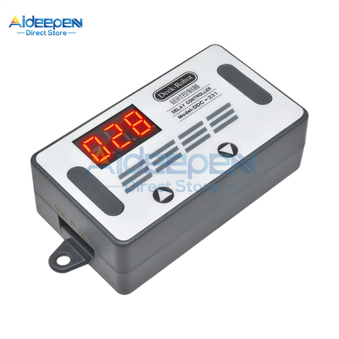 DDC-231 DC 12V LED Digital Time Delay Relay Controller Switch Module Trigger PLC Automation Timer With Buzzer Case For Car ► Photo 1/6