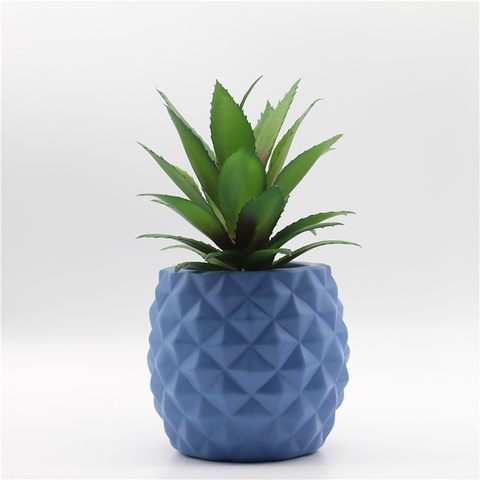 Fruit 3D pineapple Vase Mold Big Concrete Silicone Flower Pot Molds ► Photo 1/2