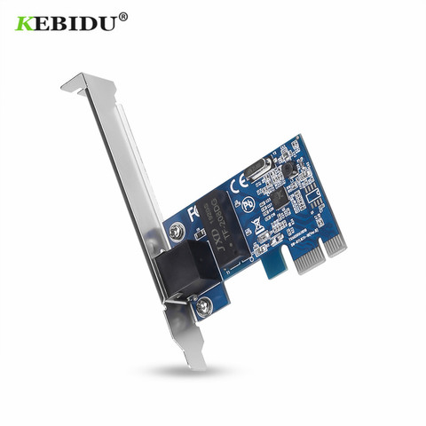 KEBIDU 1000Mbps Gigabit PCI-E Network Card Ethernet PCI Express 10/100/1000M RJ-45 LAN Adapter Converter Network Controller ► Photo 1/6