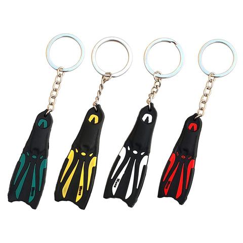 Mini Scuba Diving Fin Key Chain KeyChain Flipper Keyring Diver Diving Gift ► Photo 1/6