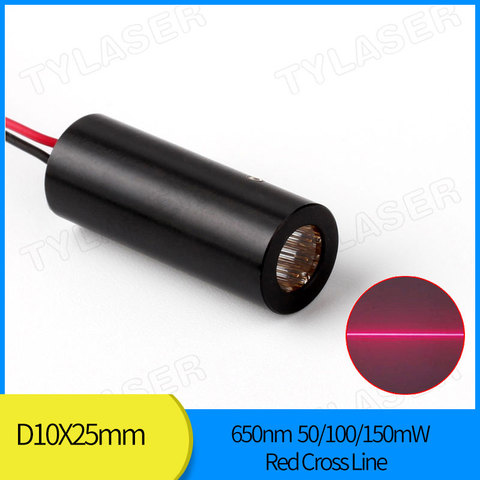 10mm 650nm 660nm  50mW 100mW 150mW  Line  Laser Module Industrial Grade ACC Driver TYLASERS ► Photo 1/4
